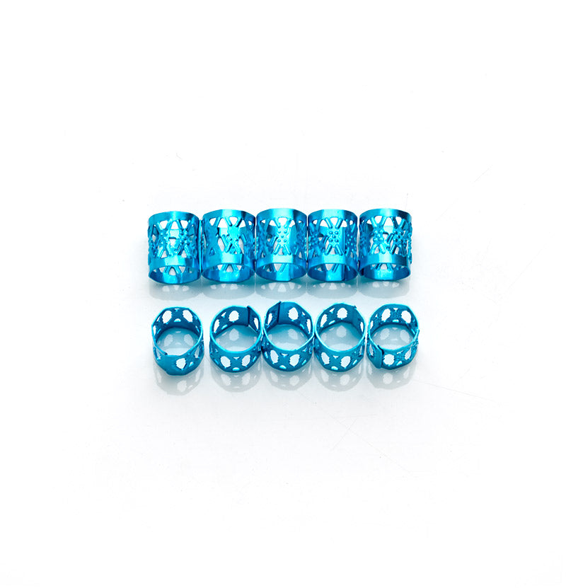 Mărgele de păr albastre AFROline